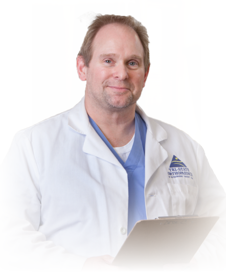 Dr. Glenn Johnson white coat headshot cutout